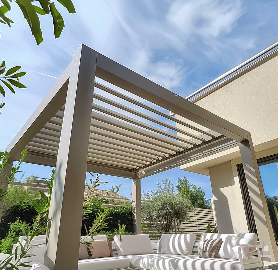 Pergola Bioclimatique Orientable rétractable